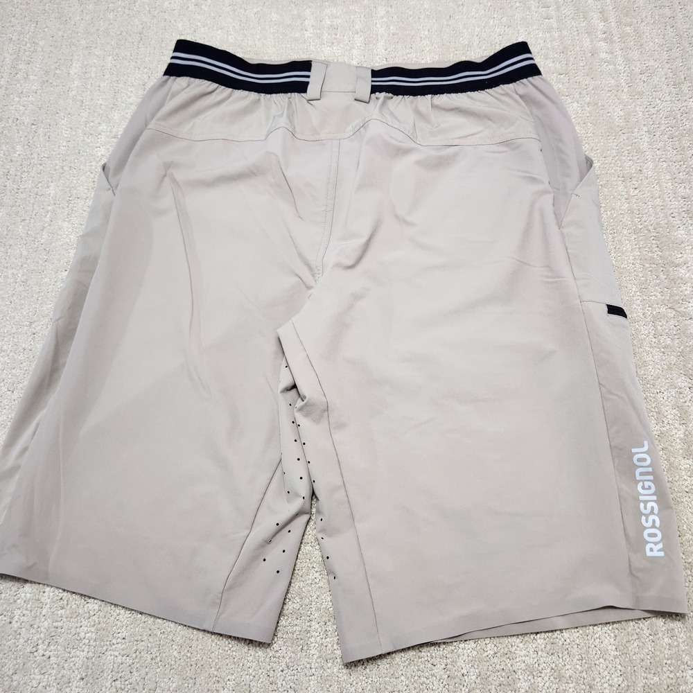 Rossignol Shorts Men Large Performance Elastic Waist Vented Hiking Quick Dry